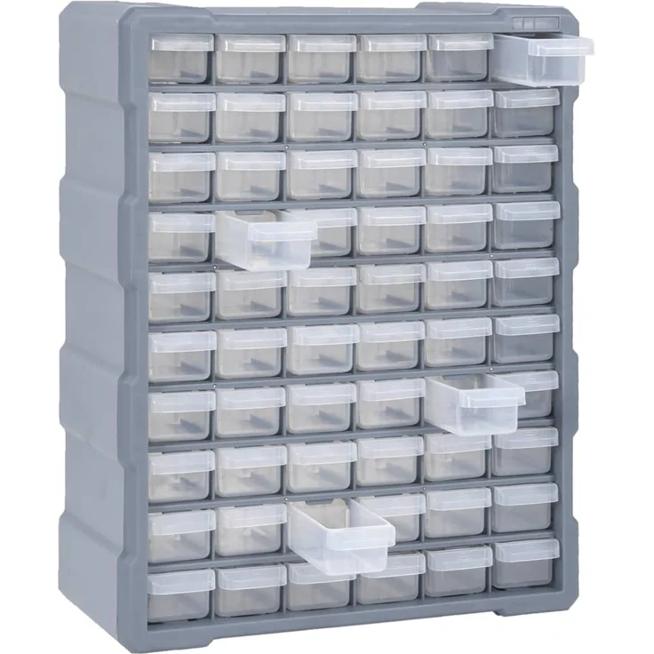 vidaXL Multi-Schubladen-Organizer mit 60 Schubladen 38x16x47,5 cm 147588 – Bild 4