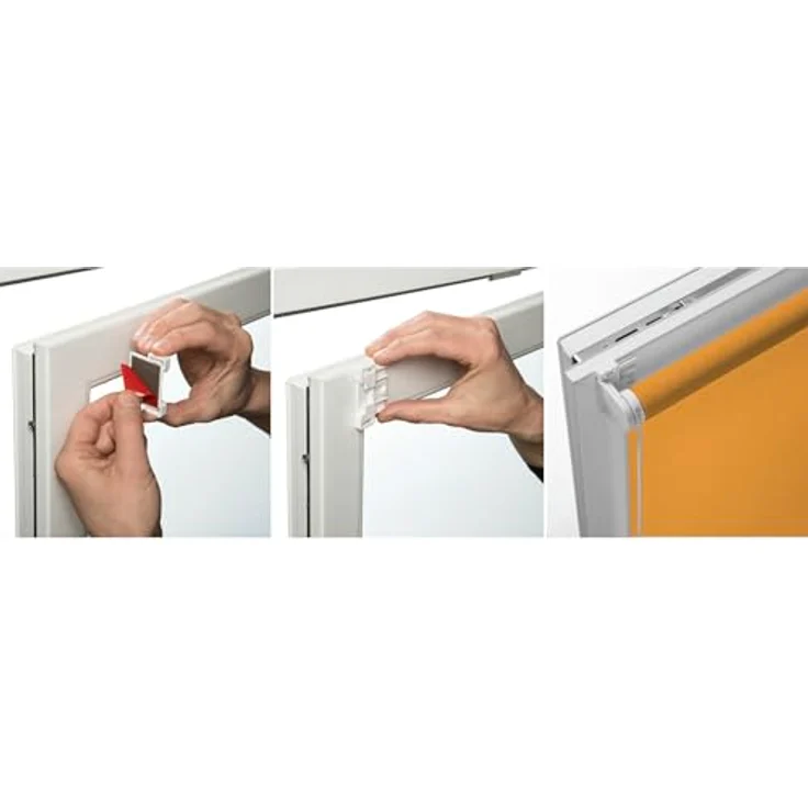 Gardinia Easyfix Rollo Uni, Orange, 150x45 cm – Bild 6