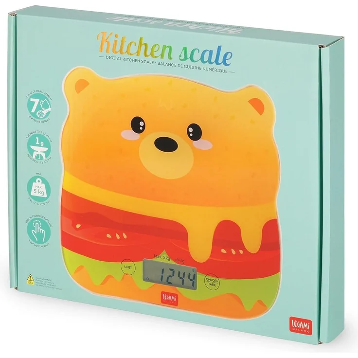 Legami Digitale Küchenwaage Kitchen Scale Hamburger – Bild 5