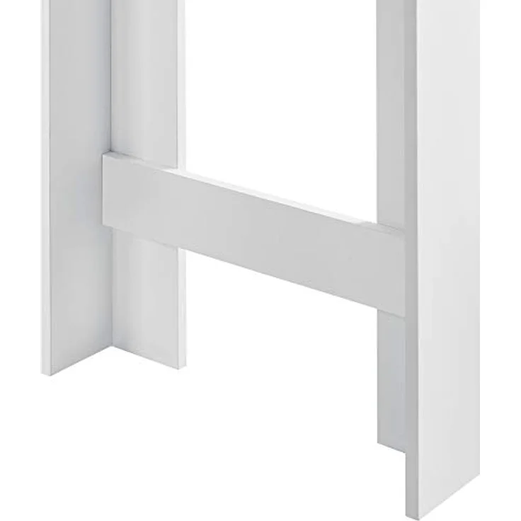 Bartisch Kouvola mit 3 Fächern 110x50x103 cm Weiß [en. casa] – Bild 6
