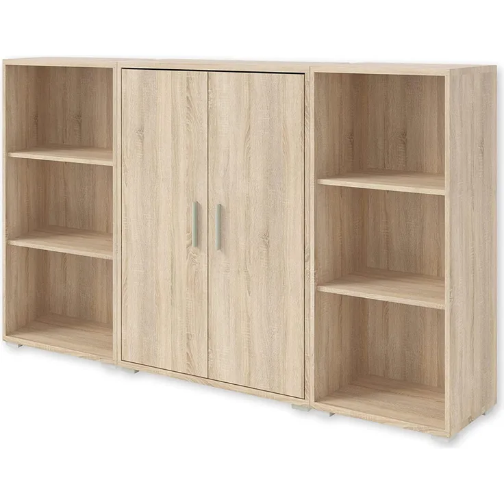 Highboard OFFICE LINE Regal Büro Schrank in Sonoma Eiche