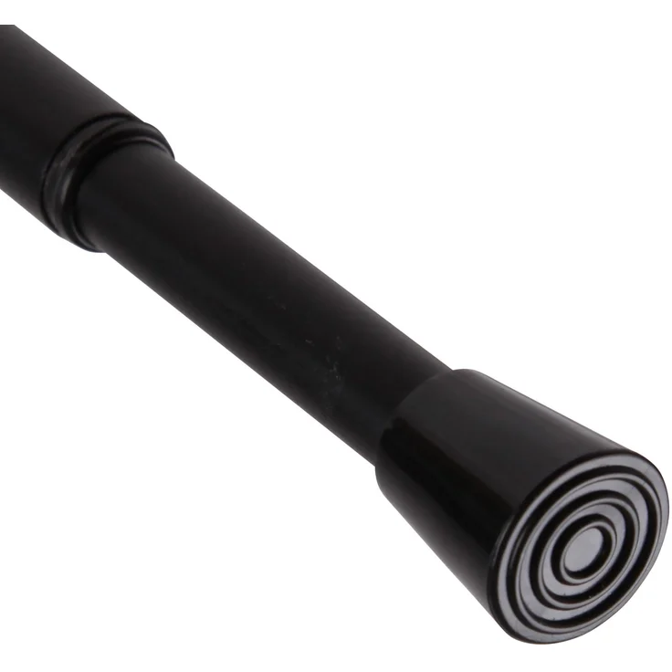 Verstellbare Vorhangstange - Spannstange zum Klemmen Schwarz Ø10/13 mm 60-90 cm – Bild 1