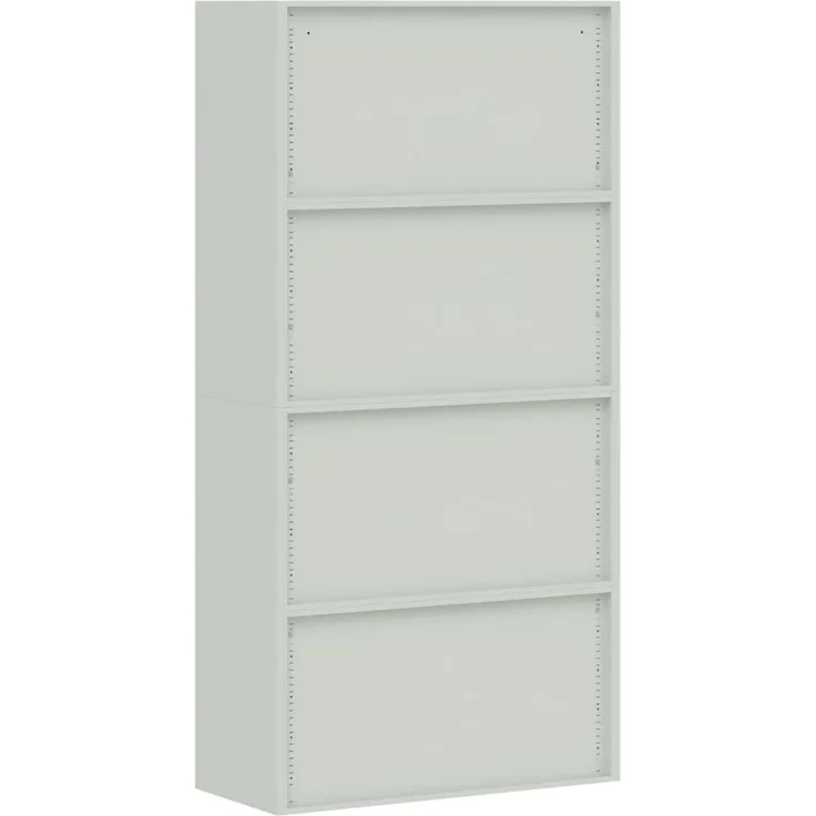 vidaXL Aktenschrank Hellgrau 90x40x180 cm Stahl 339753 – Bild 5
