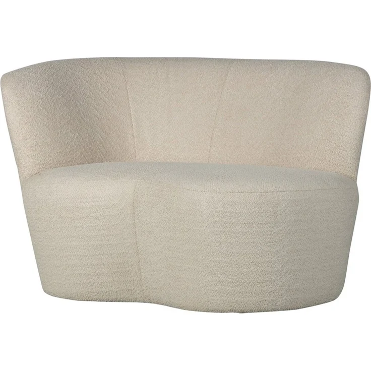 Sofa Stone - Bouclé-Stoff Creme, Links – Bild 2