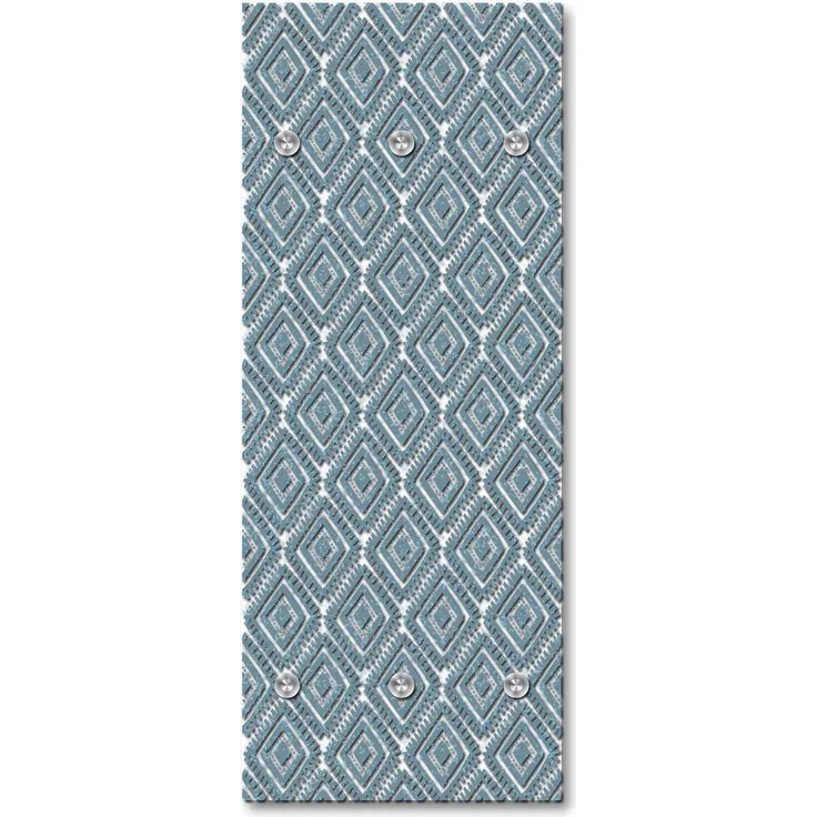 Queence Garderobe - "Mente" Druck auf hochwertigem Arcylglas inkl. Edelstahlhaken und Aufhängung, Format: 50x120cm