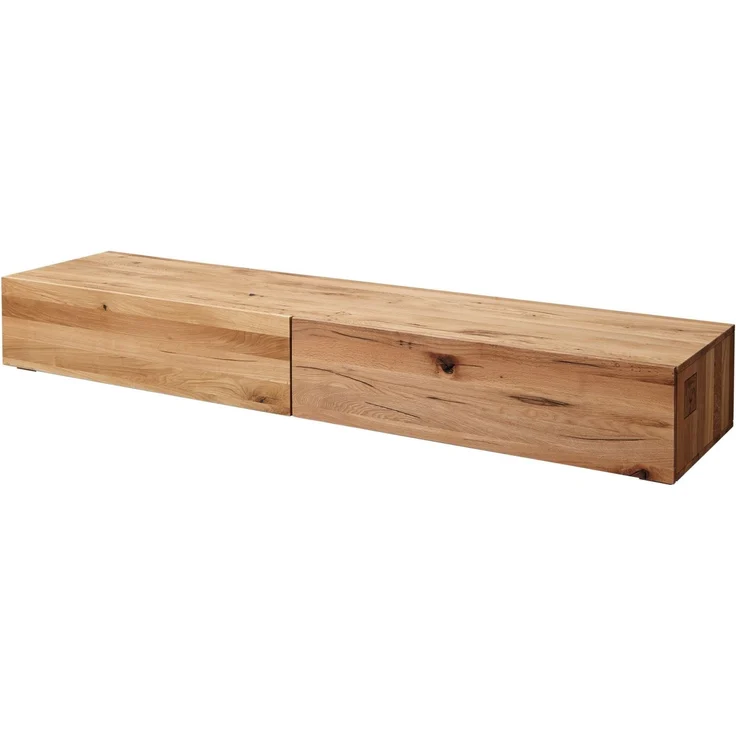 TV-Board Wild-/Zerreiche 220x52x32 natur geölt FRANKFURT #108 – Bild 1