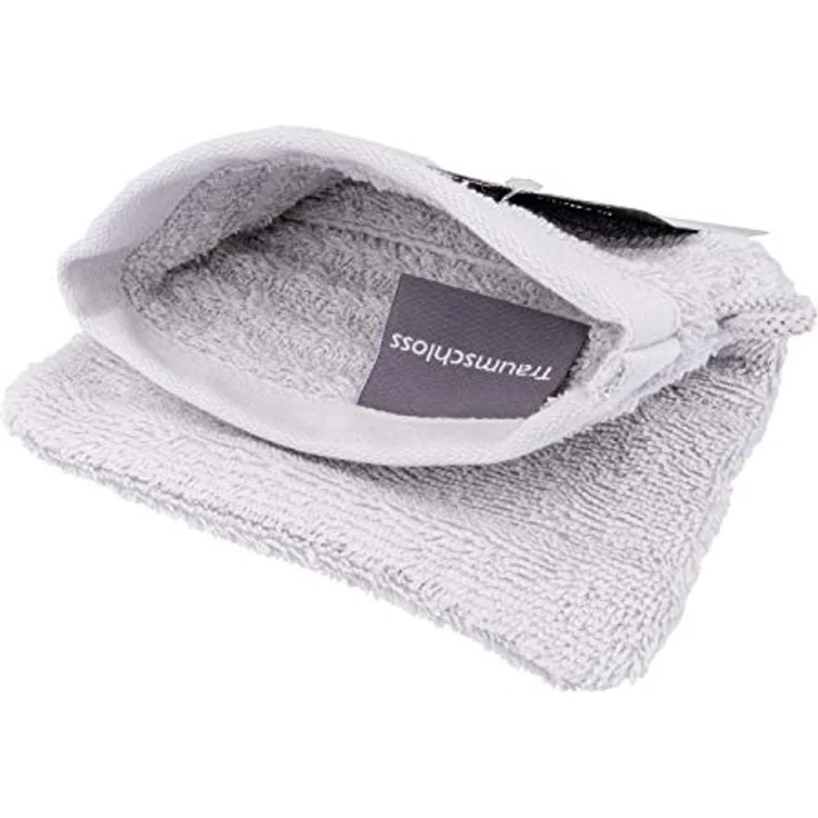 Traumschloss Waschlappen Premium-Line, (1-St), 100% amerikanische Supima Baumwolle mit 600g/m² – Bild 3