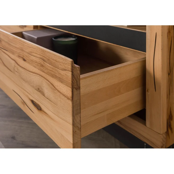 TV-Board Kernbuche 170 x 40 x 56 natur geölt VILLANDERS #114 – Bild 5
