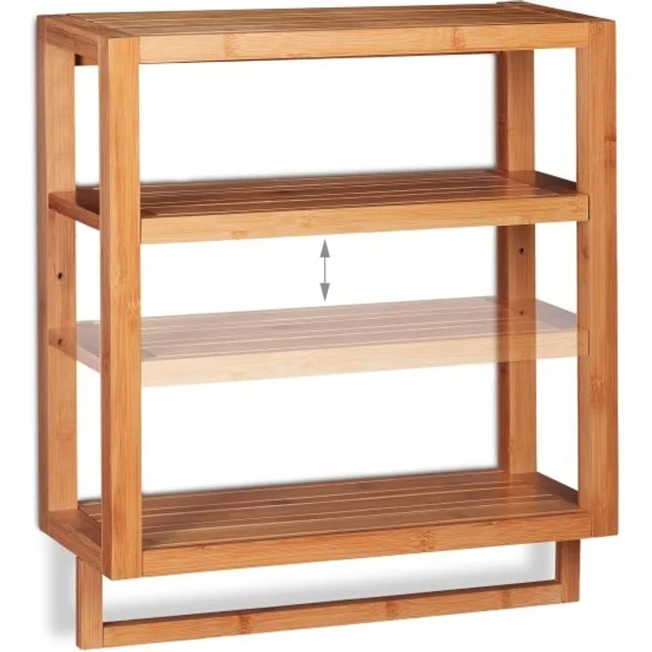 Wandregal Bambus 3 Ablagen – Bild 6
