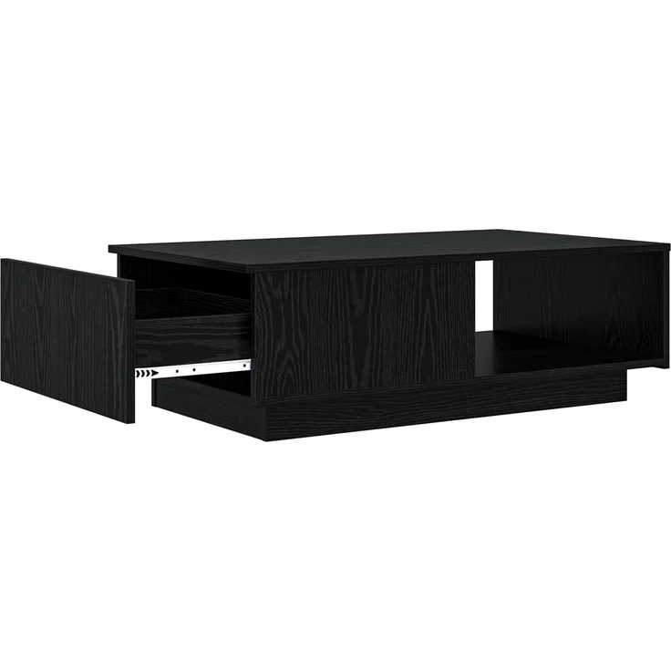 Couchtisch Sofatisch, Schwarz Eichen-Optik 95 x 55 x 31 cm Holzwerkstoff d381e – Bild 5