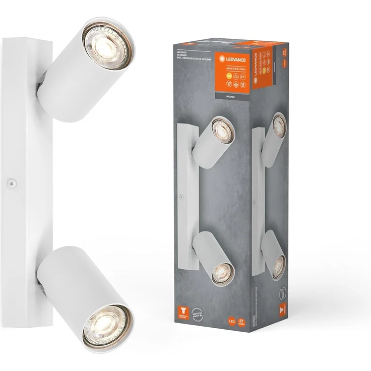 LEDVANCE LED-Spot Octagon GU10 Weiß 2x3,4W 927 DIM – Bild 1