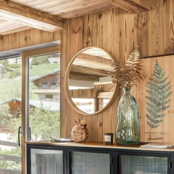 Atmosphera Créateur d'intérieur Wandspiegel Runder Spiegel WILD, Ø 68 cm – Bild 5