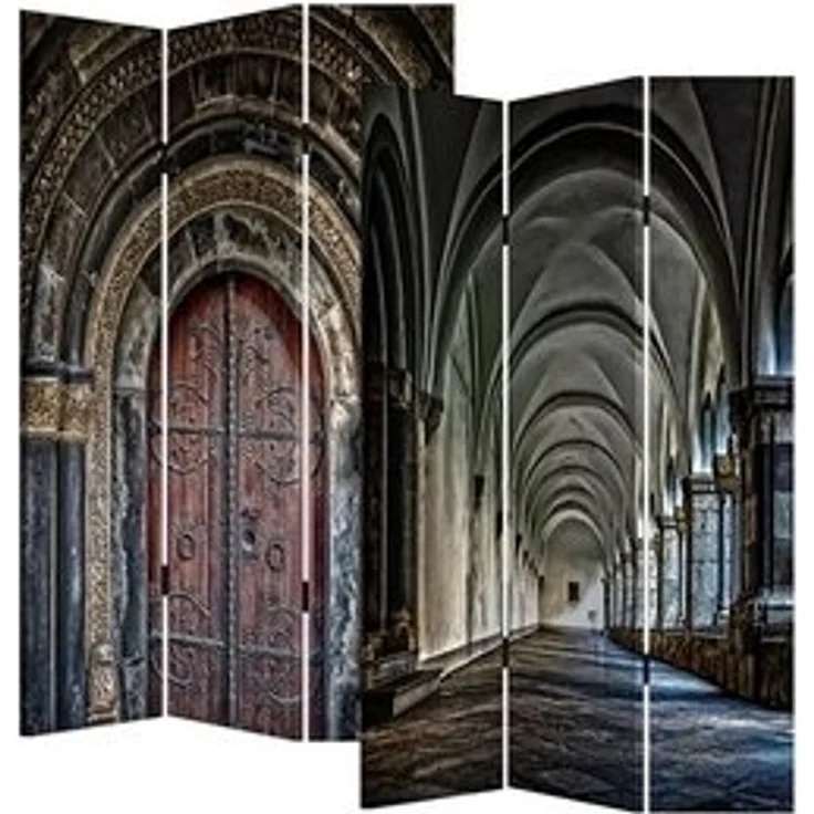 HTI-Line Paravent Paravent Portal (Stück, 1 St, 1 Paravent), Raumteiler Sichtschutz Trennwand – Bild 4