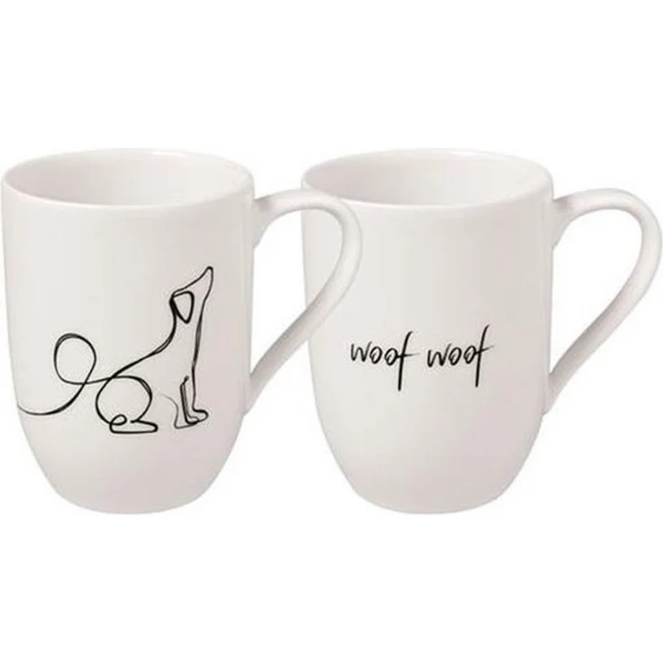 Villeroy & Boch Statement Kaffeebecher 280ml 2er Set Dog – Bild 4