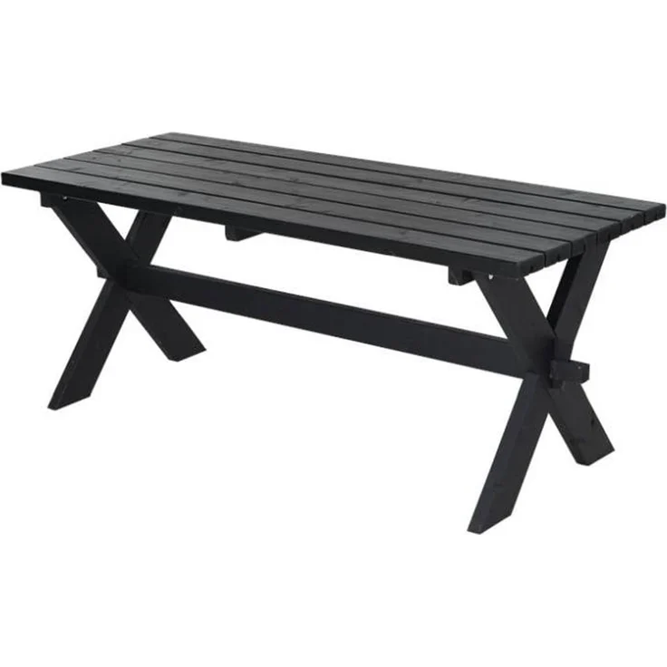 Plus Tisch Nostalgie 177x75x72cm schwarz rechteckig – Bild 3