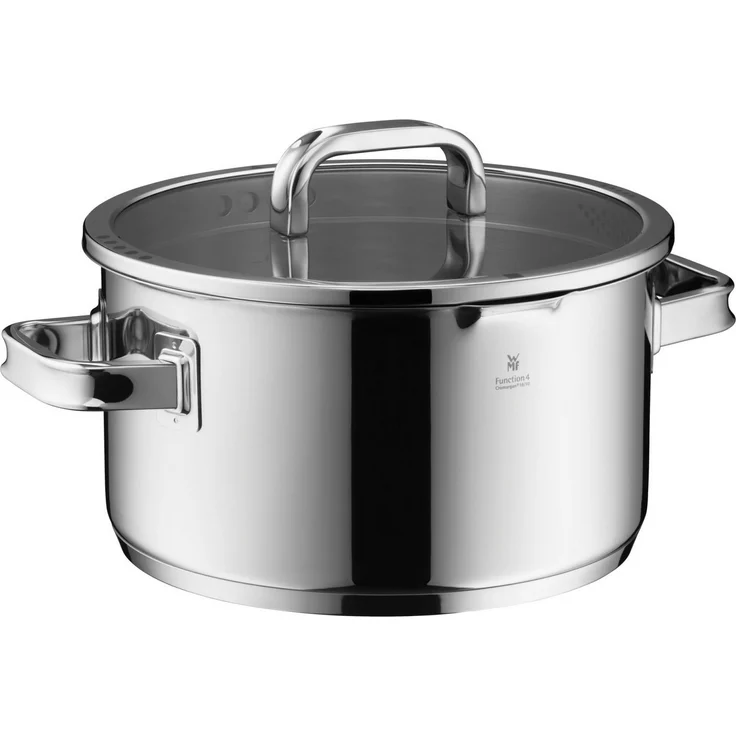 WMF Topf-Set Function 4 Advanced Top-Set, 4-teilig, Cromargan Edelstahl poliert (Induktionstöpfe, 4-tlg, Glasdeckel mit 4 Abgießfunktionen), Innenskalierung – Bild 3