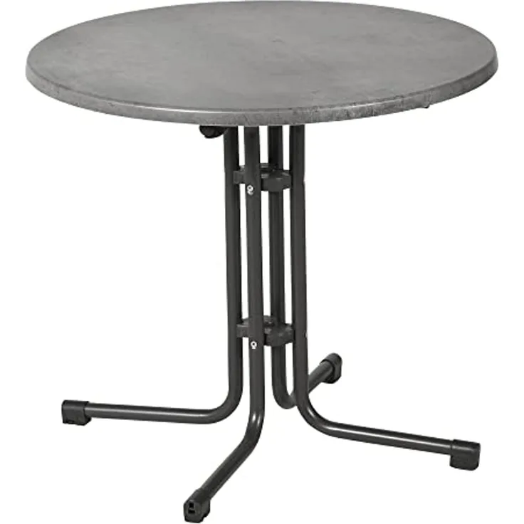 acamp Gartentisch Piazza anthrazit anthrazit,cemento 80x80 cm