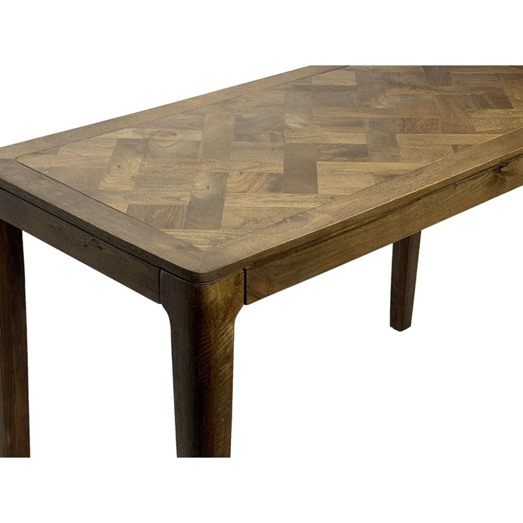 FINEBUY Esstisch FB77681 Esszimmertisch Küchentisch 6 Personen Holztisch Esszimmer (Natürliches Holzdesign mit klarer Form), Kompakte Tischlösung für kleine Essbereiche – Bild 5
