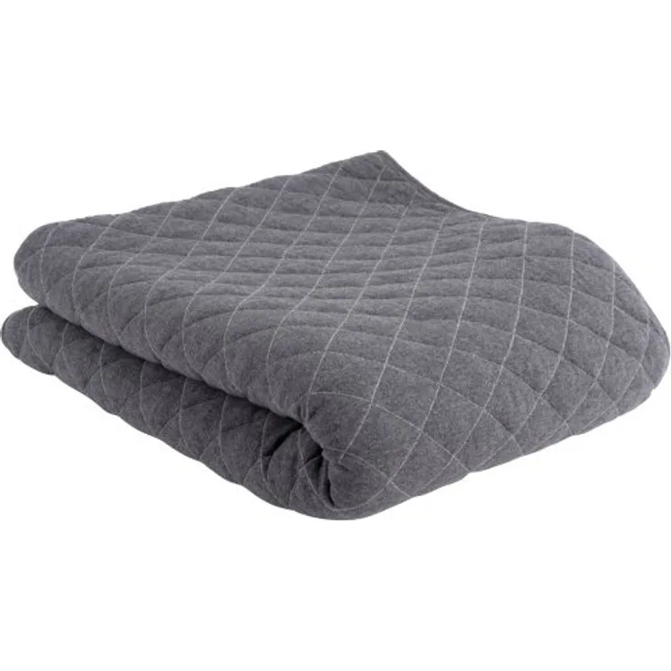 Present Time Decke/Überwurf Diamonds Quilted Cotton Dark Grey (130x170 cm) PT4030GY