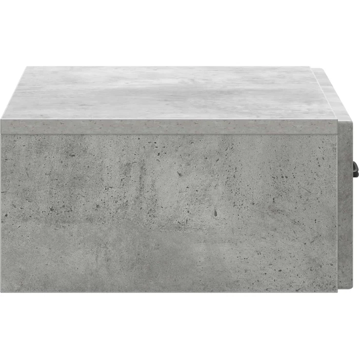 vidaXL Wandmontierter Beistelltisch Betongrau 59 x 34,5 x 17 cm 899338 – Bild 5