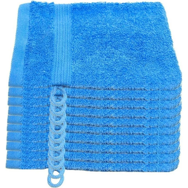 Julie Julsen Waschhandschuh 10-Waschhandschuh-Himmelblau-Waschhandschuh 15 x 21 cm (10-tlg) – Bild 2