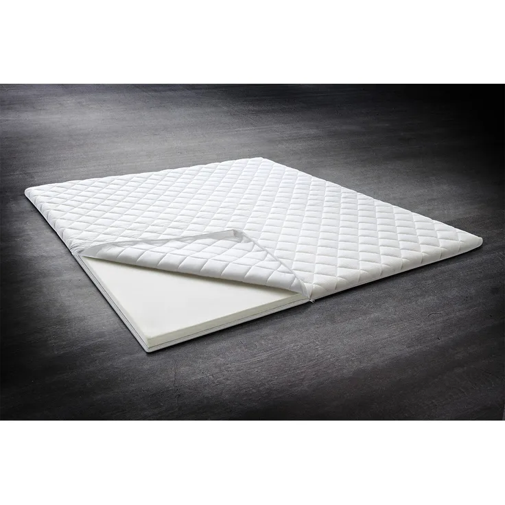 KAWOLA Topper SOLO, Komfortschaum 180x200cm mit klimaregulierendem Bezug, waschbar bei 60°C