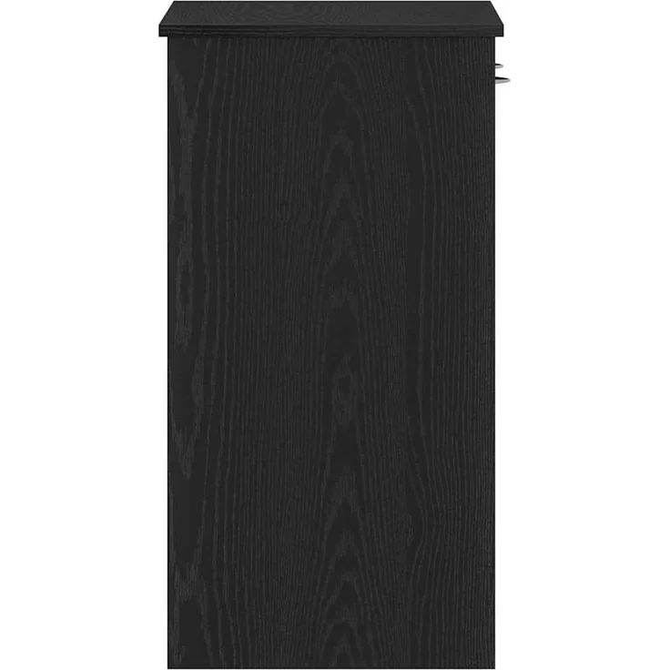 vidaXL Schreibtisch Schwarz Eichen-Optik 80 x 40 x 75 cm Holzwerkstoff 862480 – Bild 7
