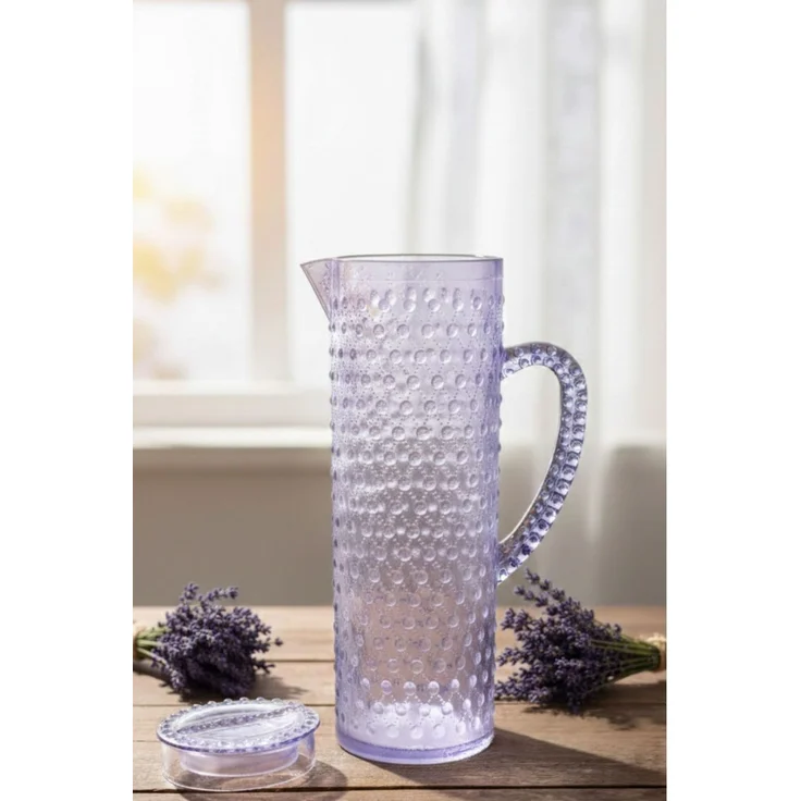 Hermia Concept 'BU0106' Flasche, Rauchgrau, 9,5 x 9,5 x 29 cm, 1500 ml – Bild 1