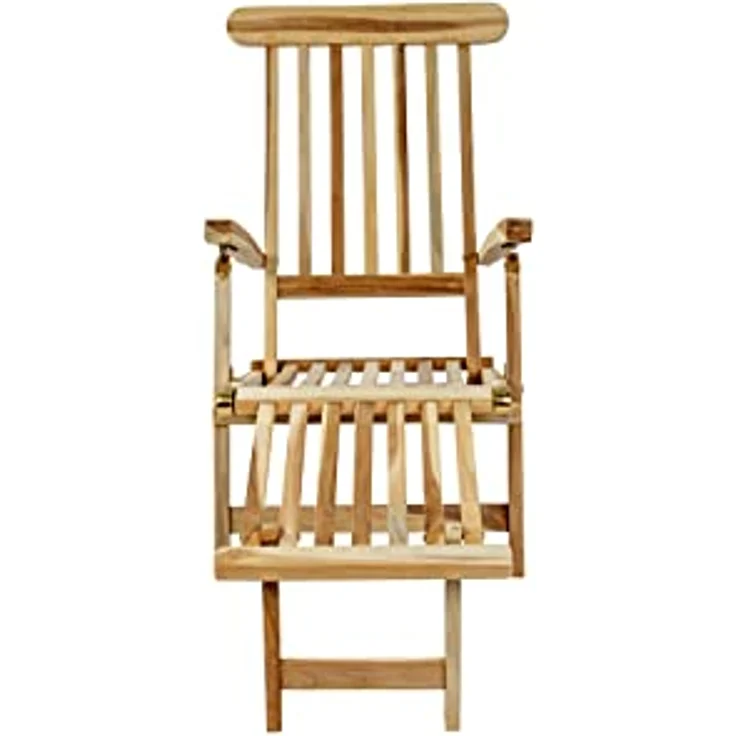 SAM 2er Set Gartenliege Puccon, verstellbare Sonnenliege, Teakholz massiv, Liegestuhl klappbar, Deckchair/Holzliege ideal für Balkon, Terrasse und Garten – Bild 5