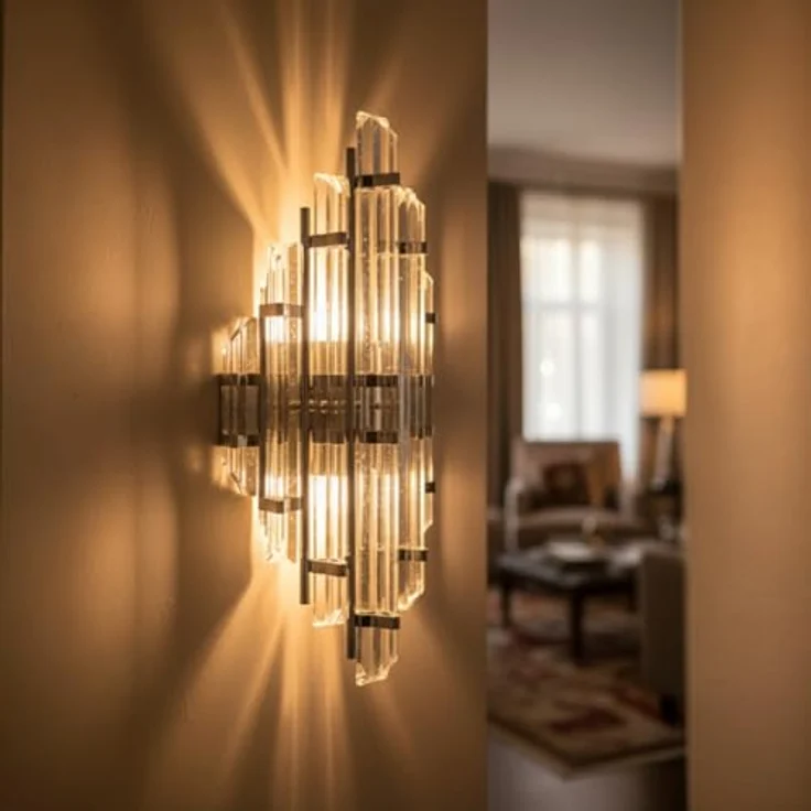 Bamyum Wandleuchte Bamyum Wandleuchte Champion Vintage Metall und Glas Wandlampe, ohne Leuchtmittel – Bild 7