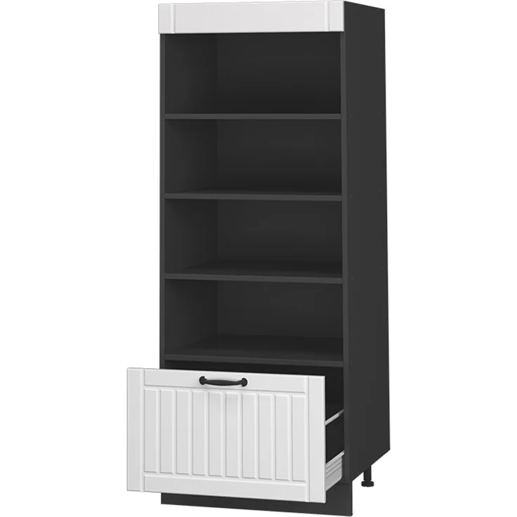 Küchenregal Fame-Line Weiß Landhaus/Anthrazit 60 cm Vicco – Bild 6