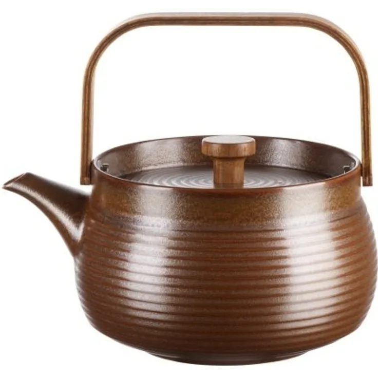 Asa Teekanne mit Holzgriff kitchen‘art Japandi Braun (600ml) 23371238