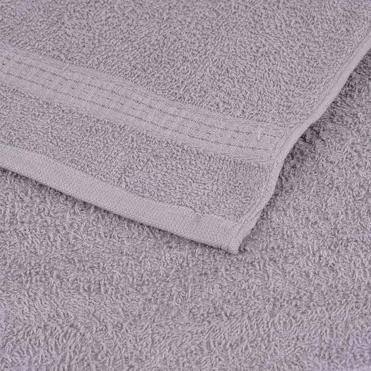 vidaXL Waschtücher FROGN 2 Stk. Grau 30x30 cm 360 g/m² 136824 – Bild 6