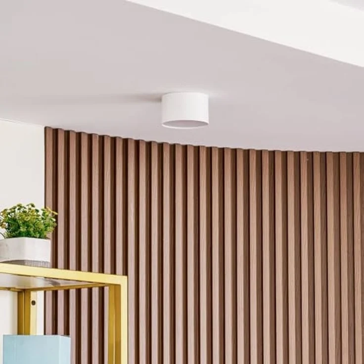 Lindby Deckenstrahler Nivoria, LED, Metall, Weiß warmweiß IP20, LED 9 W gesamt, warmweiß – Bild 2