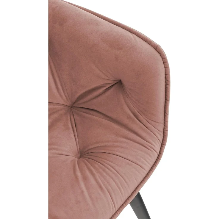 CLP Stuhl Tanna Samt Gesteppt - Farbe:rosa – Bild 7