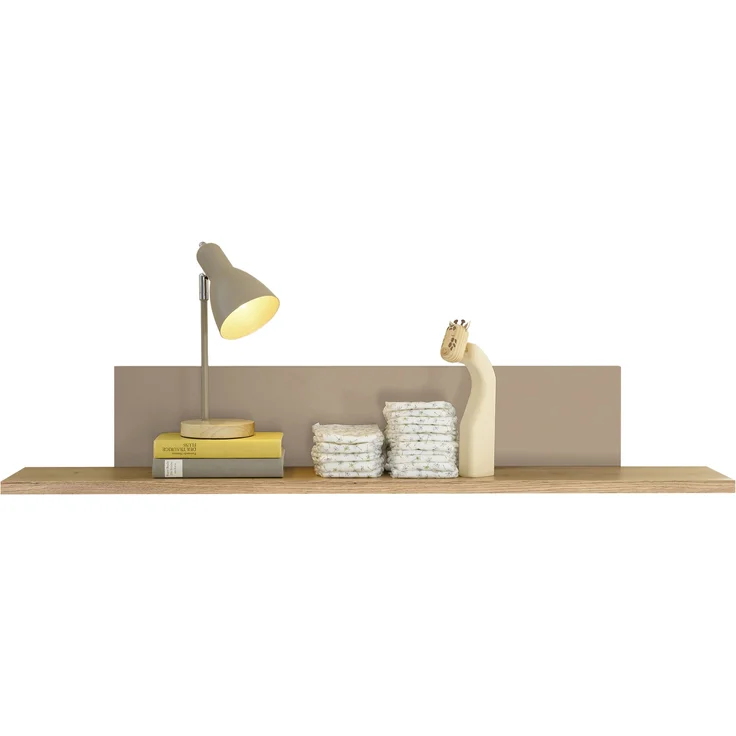 Wandboard >HILDA< in Kaschmir / Mauvella Oak Dekor - 120x20x19cm (BxHxT) – Bild 4