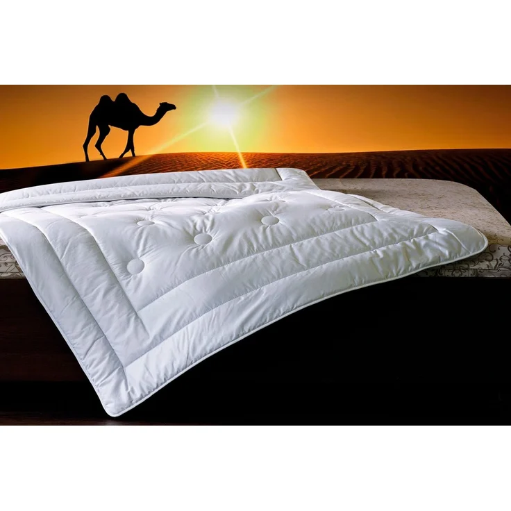 Billerbeck Sommerdecke Natur BRILLIANT SUPERLIGHT | Kamelhaar 155x220 cm – Bild 1