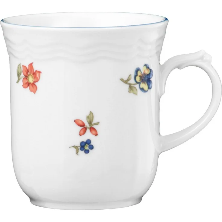 Seltmann Weiden 'SONATE' Kaffeebecher, Porzellan multicolour, 8.2 x 8.9 x 10.8 cm, spülmaschinen- & mikrowellengeeignet