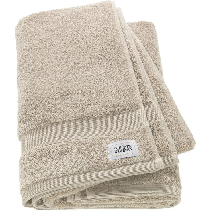 SCHÖNER WOHNEN-Kollektion Badetuch Cuddly, Frotteevelours (1-St), in unterschiedlichen Farben – Bild 1