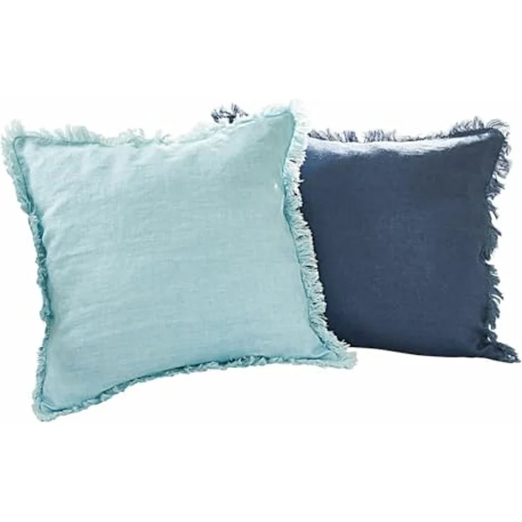 Mirabeau Kissenhülle Kissenhülle 2er Set Quebo türkis/blau – Bild 1