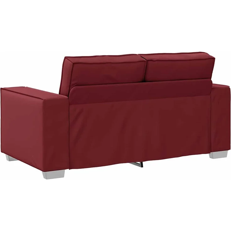 vidaXL Zweisitzer-Sofa Weinrot 160 cm Kunstleder 4105048 – Bild 6