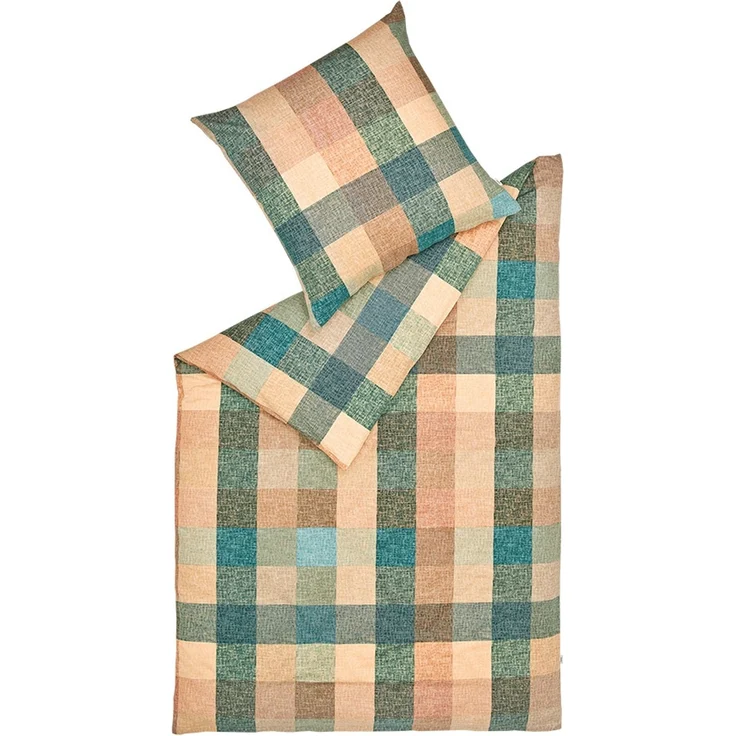 Bettwäsche ESPRIT HOME ESPRIT E-DORIAN BL 155x220 cm gelb Bettbezug Bettzeug – Bild 1