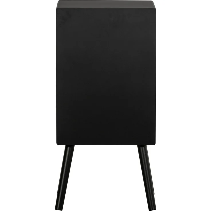 Nachttisch Ozzy aus Holz, Schwarz, 36 x 30 x 75 cm – Bild 5
