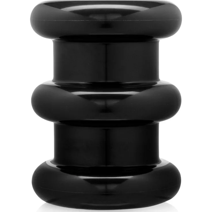 Kartell 885209 Hocker, Plastik, schwarz, 35 x 35 x 46 cm