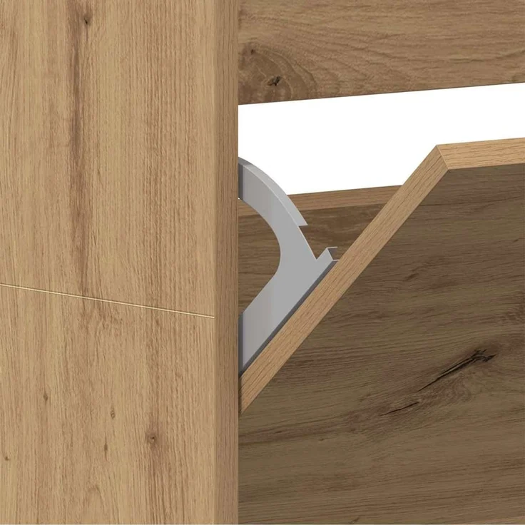 vidaXL Schuhschrank Artisan-Eiche 80 x 21 x 163,5 cm Holzwerkstoff 3334026 – Bild 8