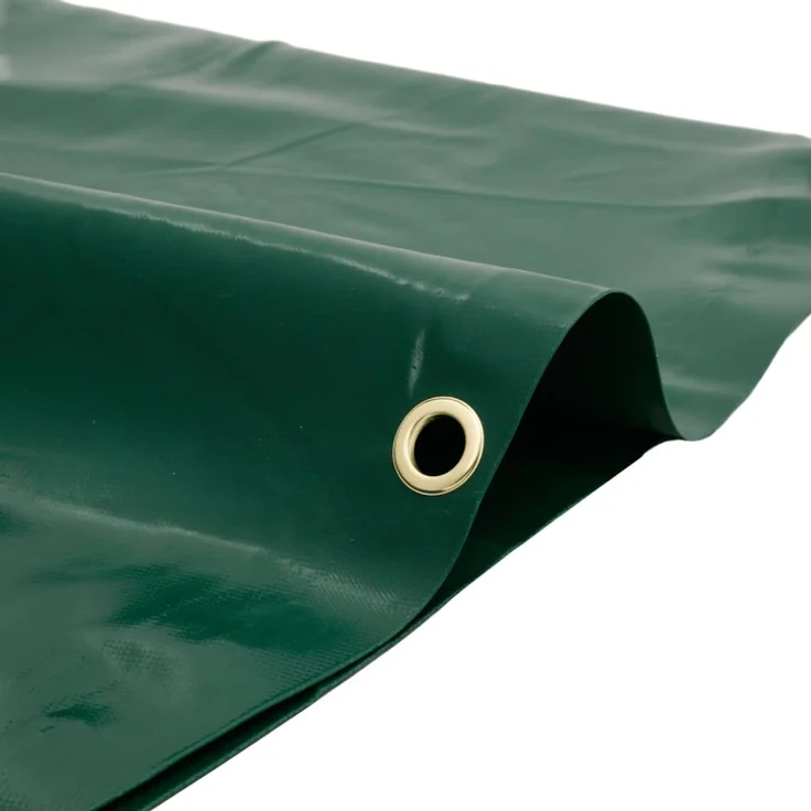 vidaXL Abdeckplane Grün 5x5 m 650 g/m² 156054 – Bild 4