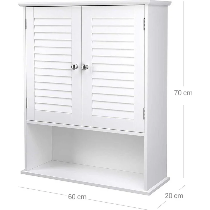 Vasagle Hängeschrank Badezimmerschrank Wandschrank, 20 x 60 x 70 cm – Bild 8