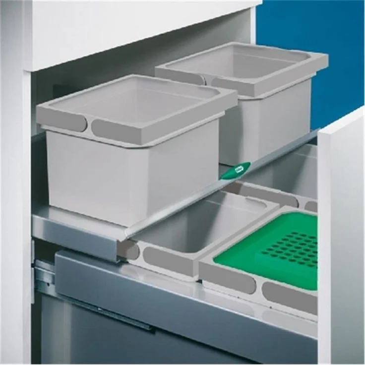 Cox® Base Einzeleimer, Abfallsammler für Frontauszüge, hellgrau – Bild 4