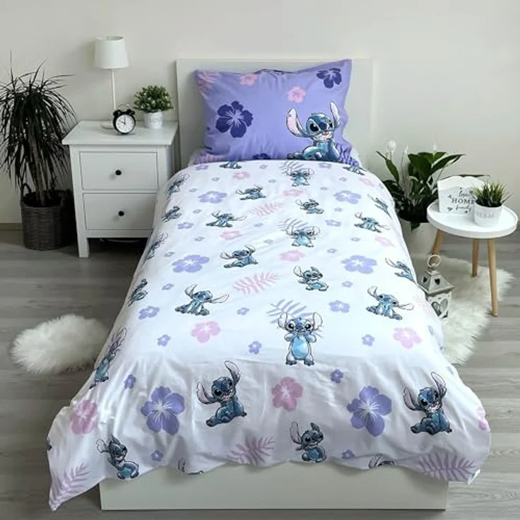 Sarcia. eu Kinderbettwäsche Disney Stitch Bettwäsche-Set Kinder, Baumwolle 140x200 cm – Bild 8