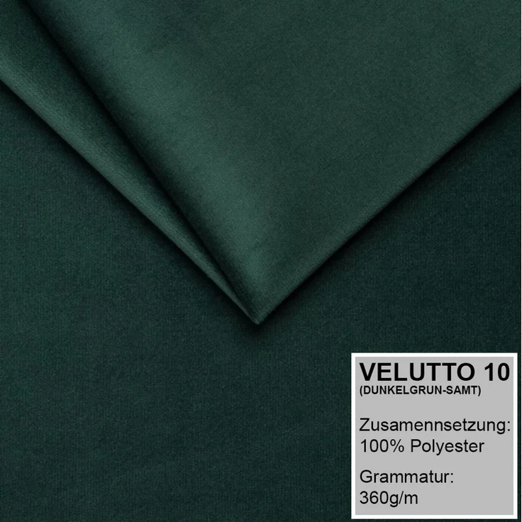 Ecksofa EINAR 362x170 cm mit Schlaffunktion, Bonellfederkern und Bettkasten, Farbe: Grün – Bild 3